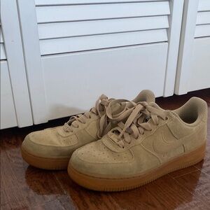 Nike Tan Suede Sneakers